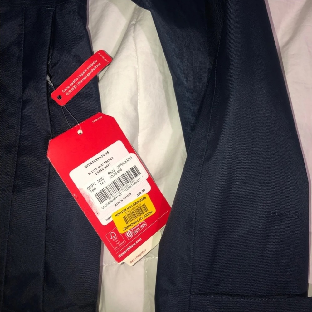 Women’s North Face Trench Coat